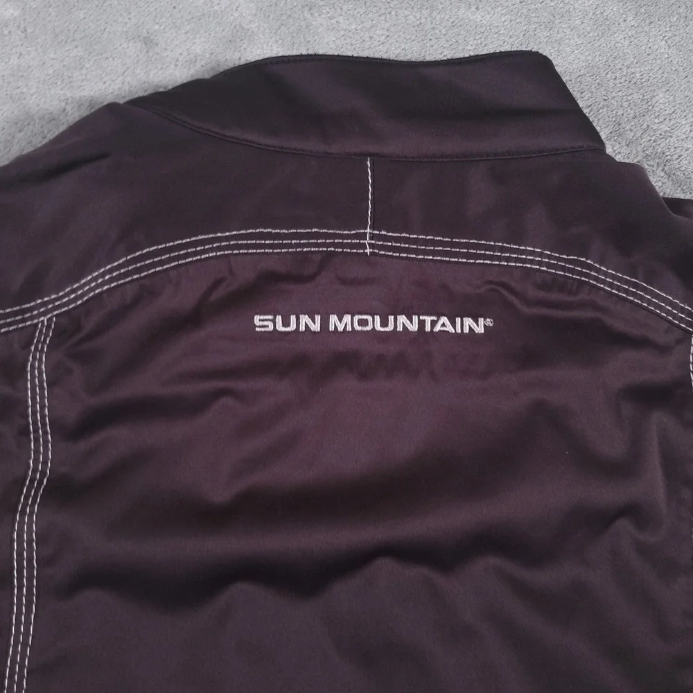 Sun Mountain Rain‎ Shirt Mens Large Black Rainflex LT 1/2 Zip Waterproof Golf